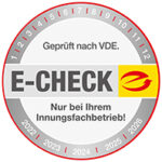 Plakette E-Check